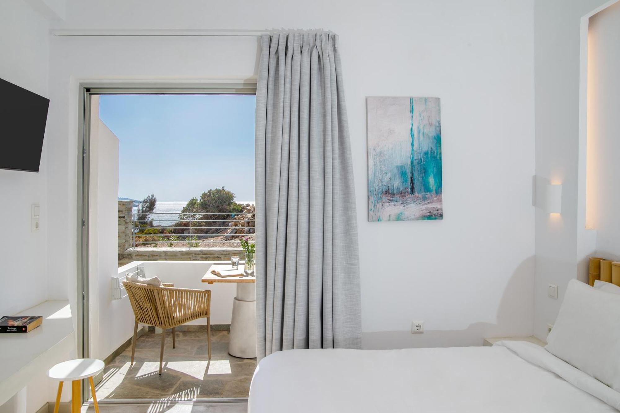 Niriis Sea View Studio Melite Batsi Bací Kültér fotó
